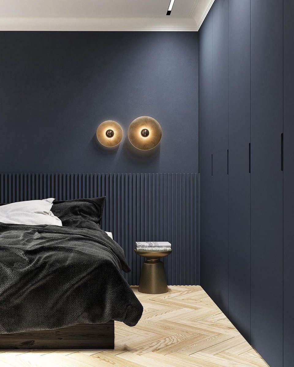 Moonlux - Minimalistische Ronde Albasten Wandlamp Voor Sfeervolle Gloed