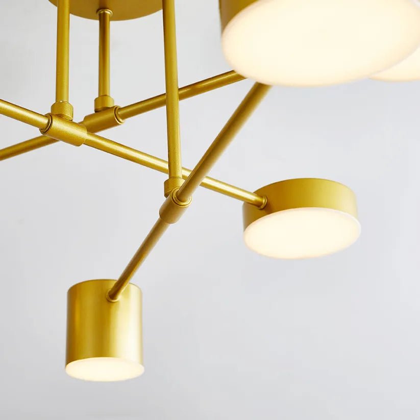 Norvik – Moderne Plafondlamp met 6 LED-Koppen