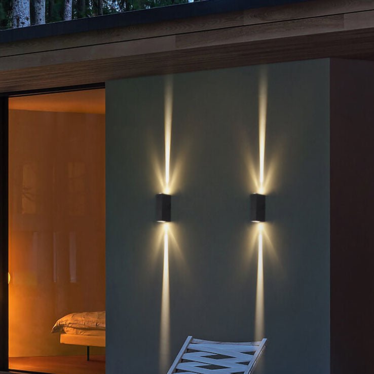 Orion – Moderne Waterdichte Rechthoekige LED Buiten Wandlamp