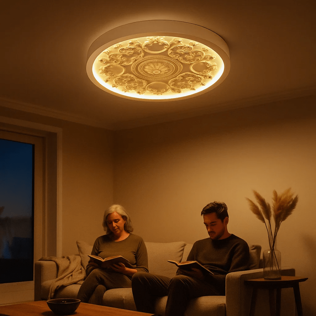 Ornara – Moderne Hars Plafondlamp met Dimbaar Licht