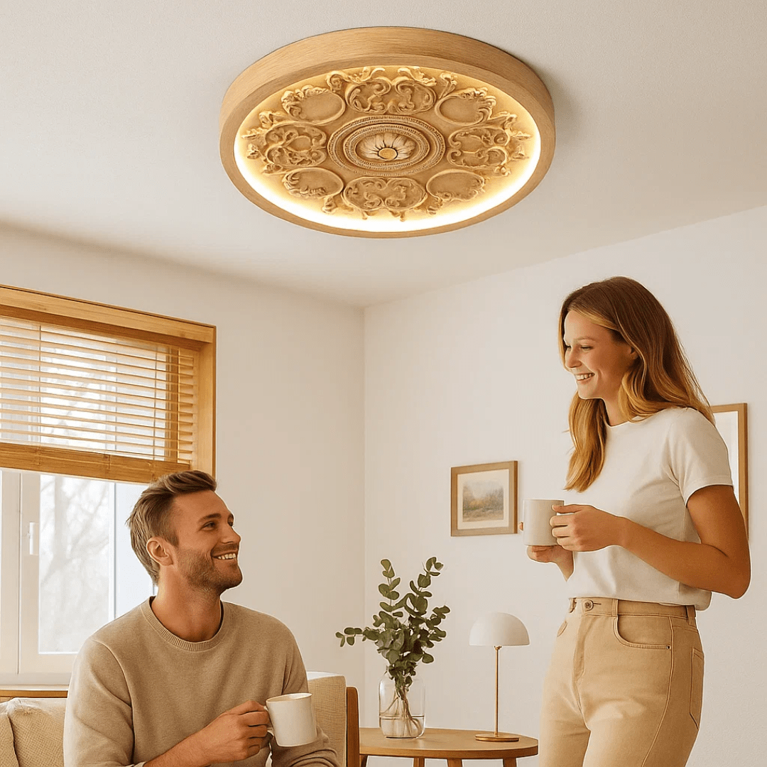Ornara – Moderne Hars Plafondlamp met Dimbaar Licht