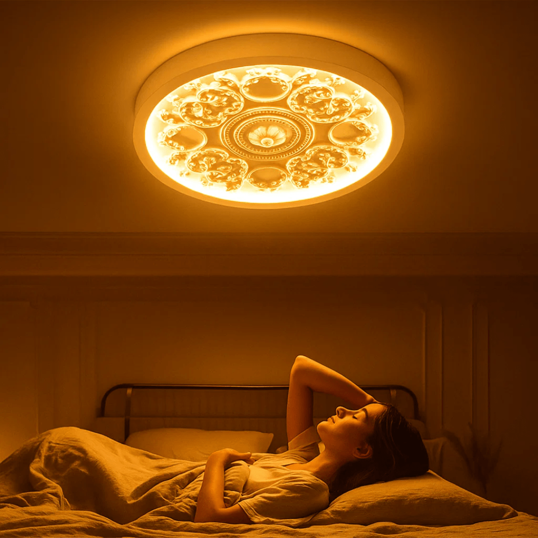 Ornara – Moderne Hars Plafondlamp met Dimbaar Licht