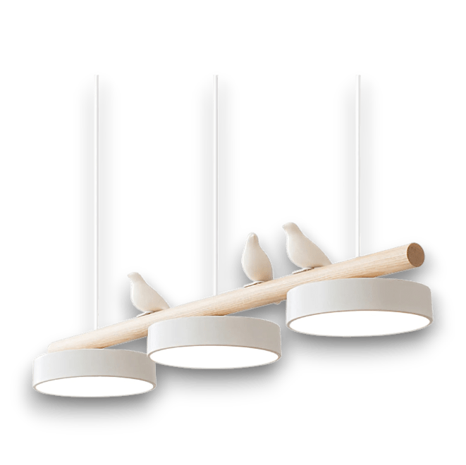 Overlux - Stijlvolle Hanglamp Met Vogelsilhouet En Zachte Verlichting