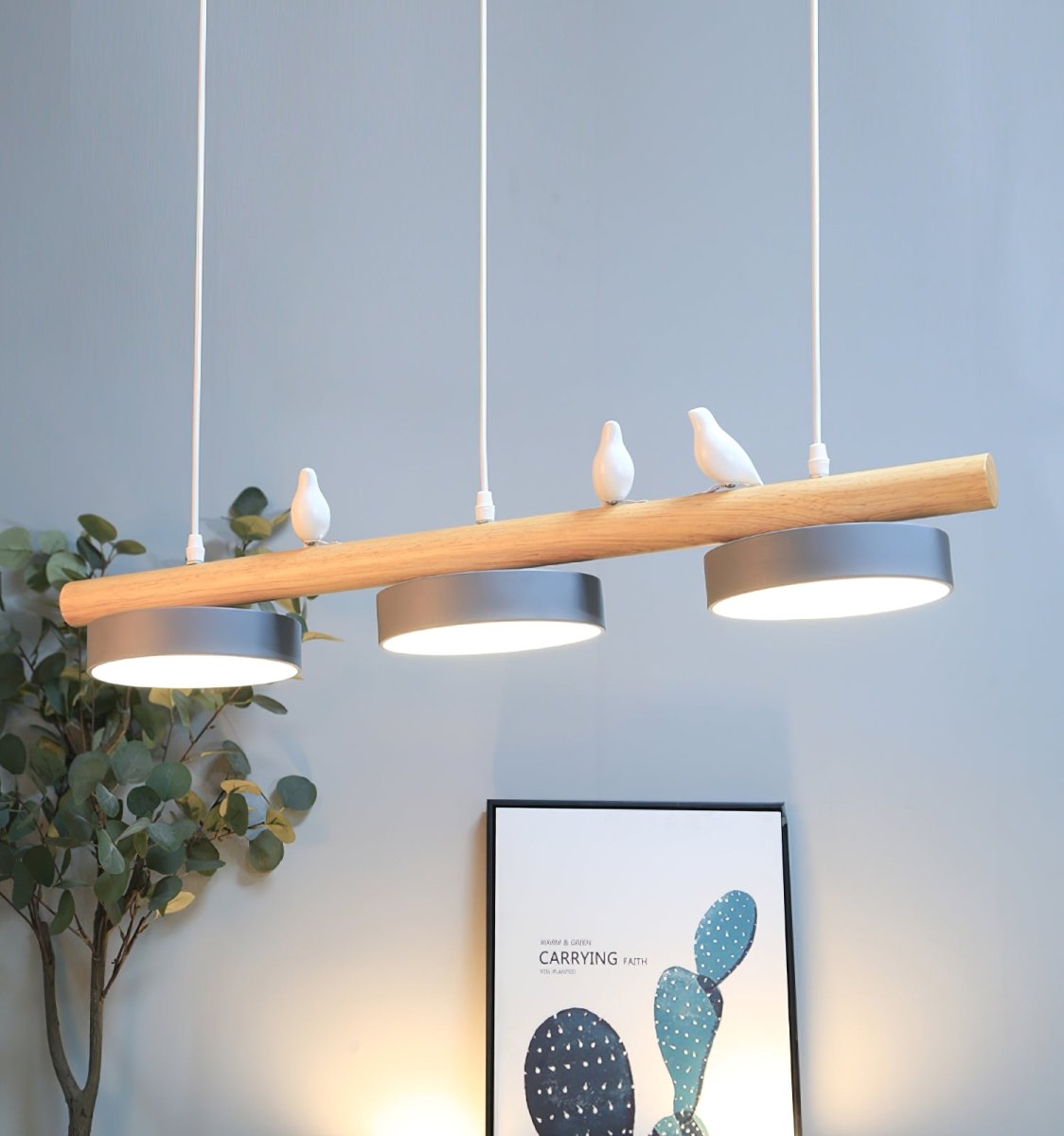 Overlux - Stijlvolle Hanglamp Met Vogelsilhouet En Zachte Verlichting