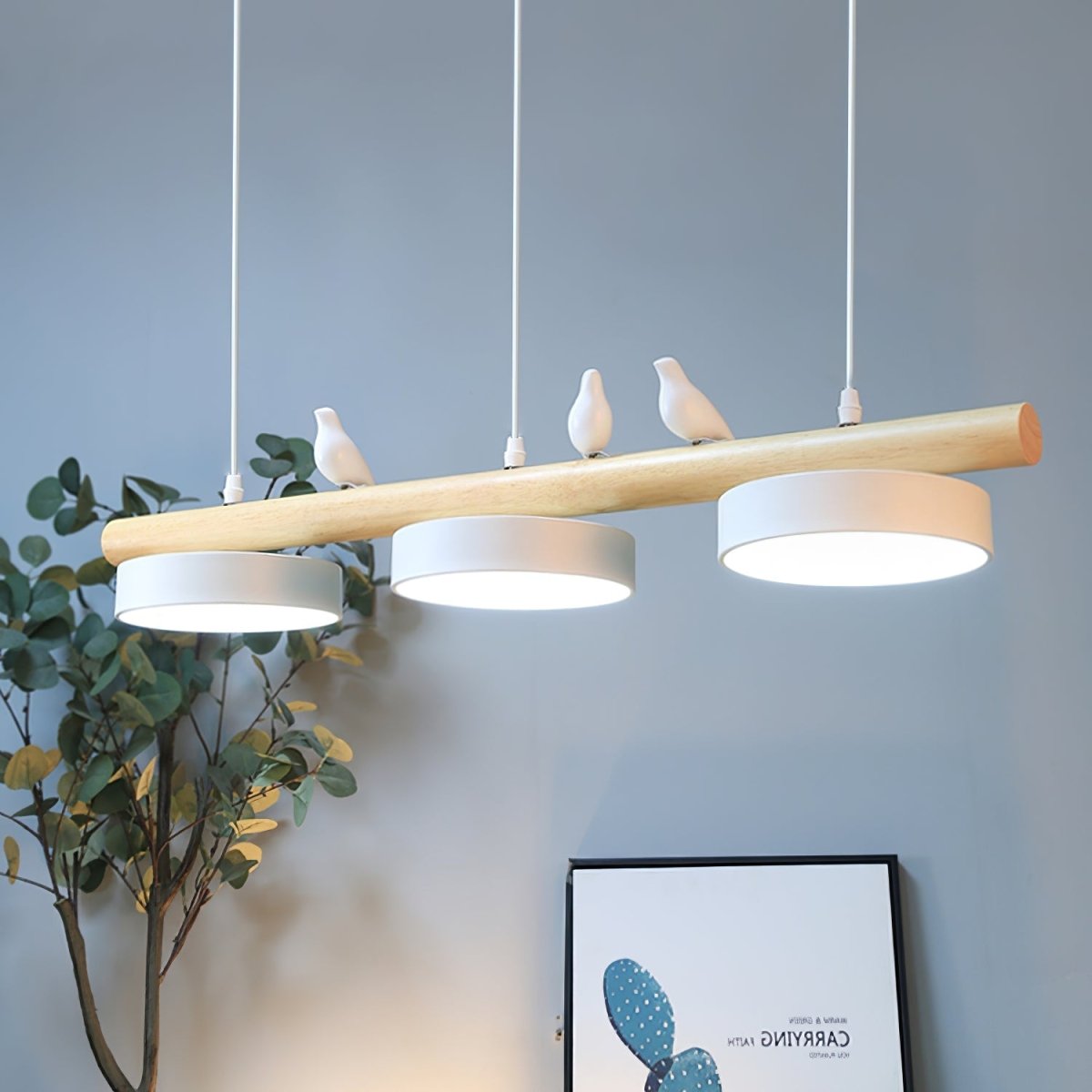 Overlux - Stijlvolle Hanglamp Met Vogelsilhouet En Zachte Verlichting
