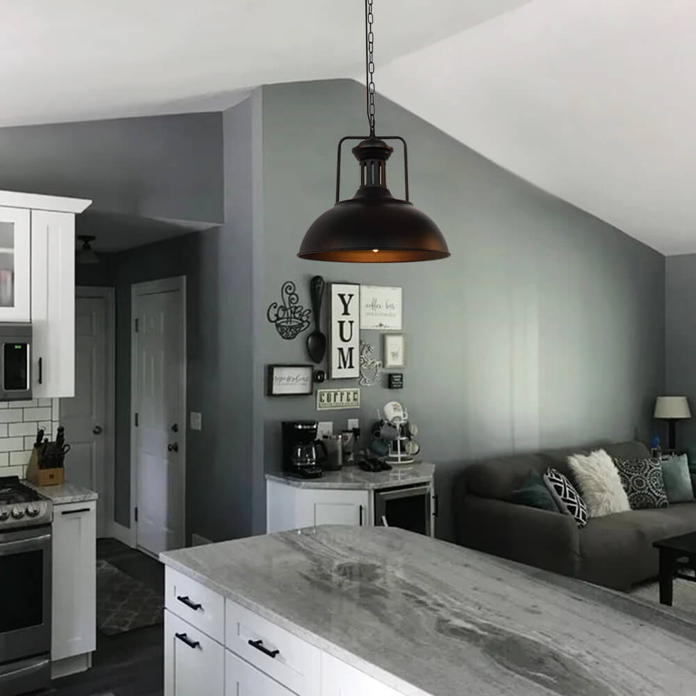 Brennor – Moderne Industriële Dome Hanglamp