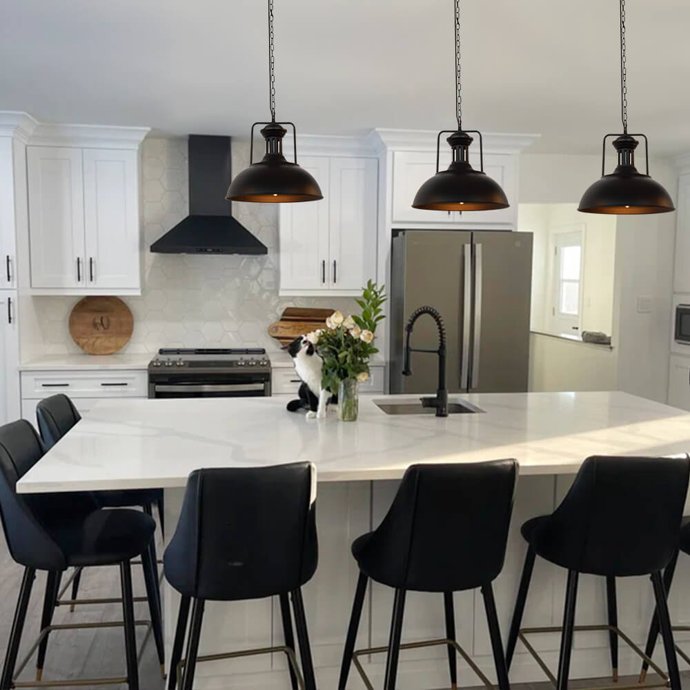 Brennor – Moderne Industriële Dome Hanglamp