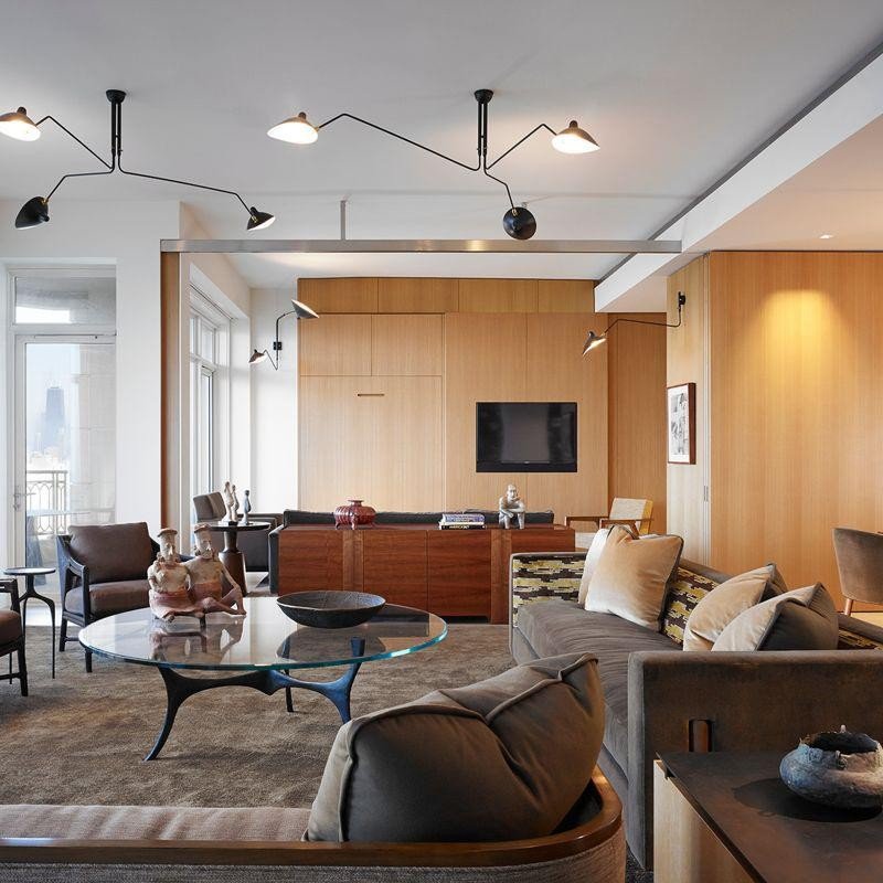 Morvane – Mid-Century Verstelbare Plafondlamp