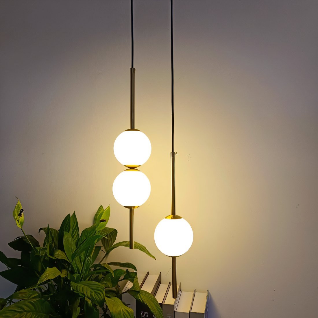 Solvia – Scandinavische Glas & Metaal Hanglamp
