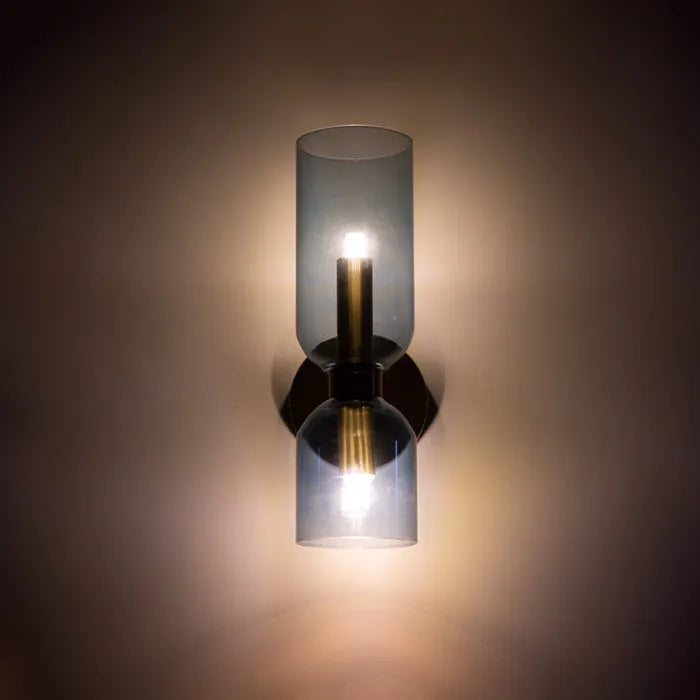 Casara - Luxe Slaapkamer Wandlamp Met Glazen Kap