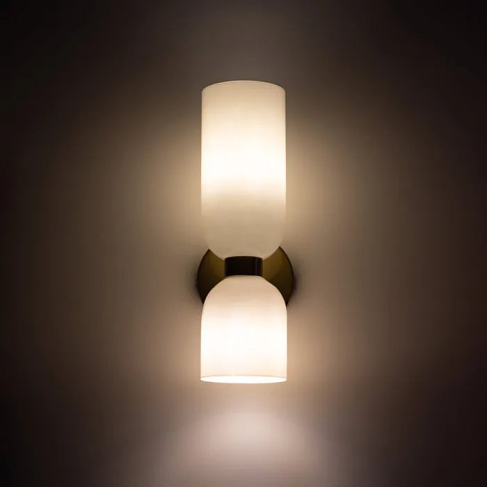 Casara - Luxe Slaapkamer Wandlamp Met Glazen Kap