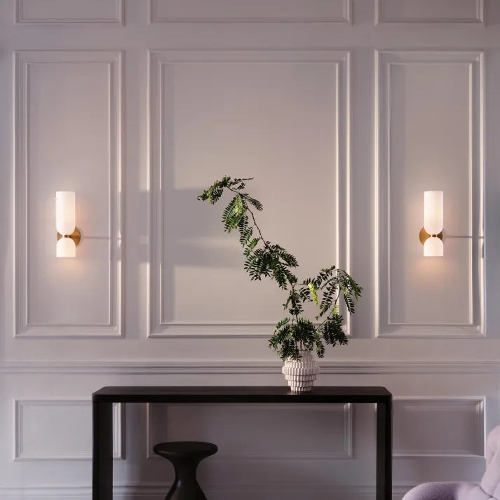 Casara - Luxe Slaapkamer Wandlamp Met Glazen Kap