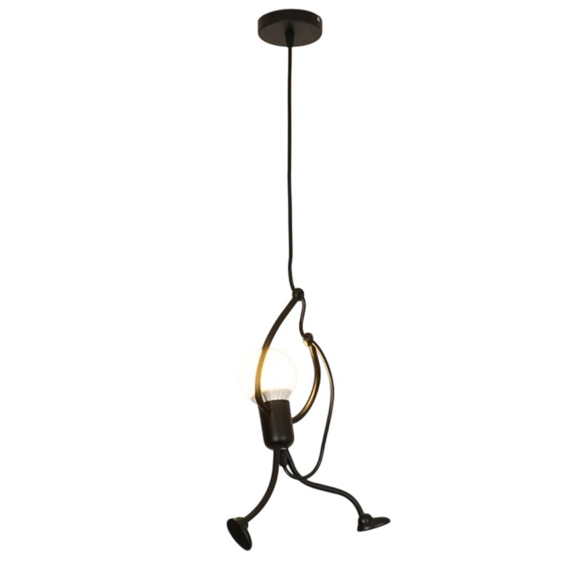 Quiltora - Retro Marionet Hanglamp Met Speels Modern Ontwerp