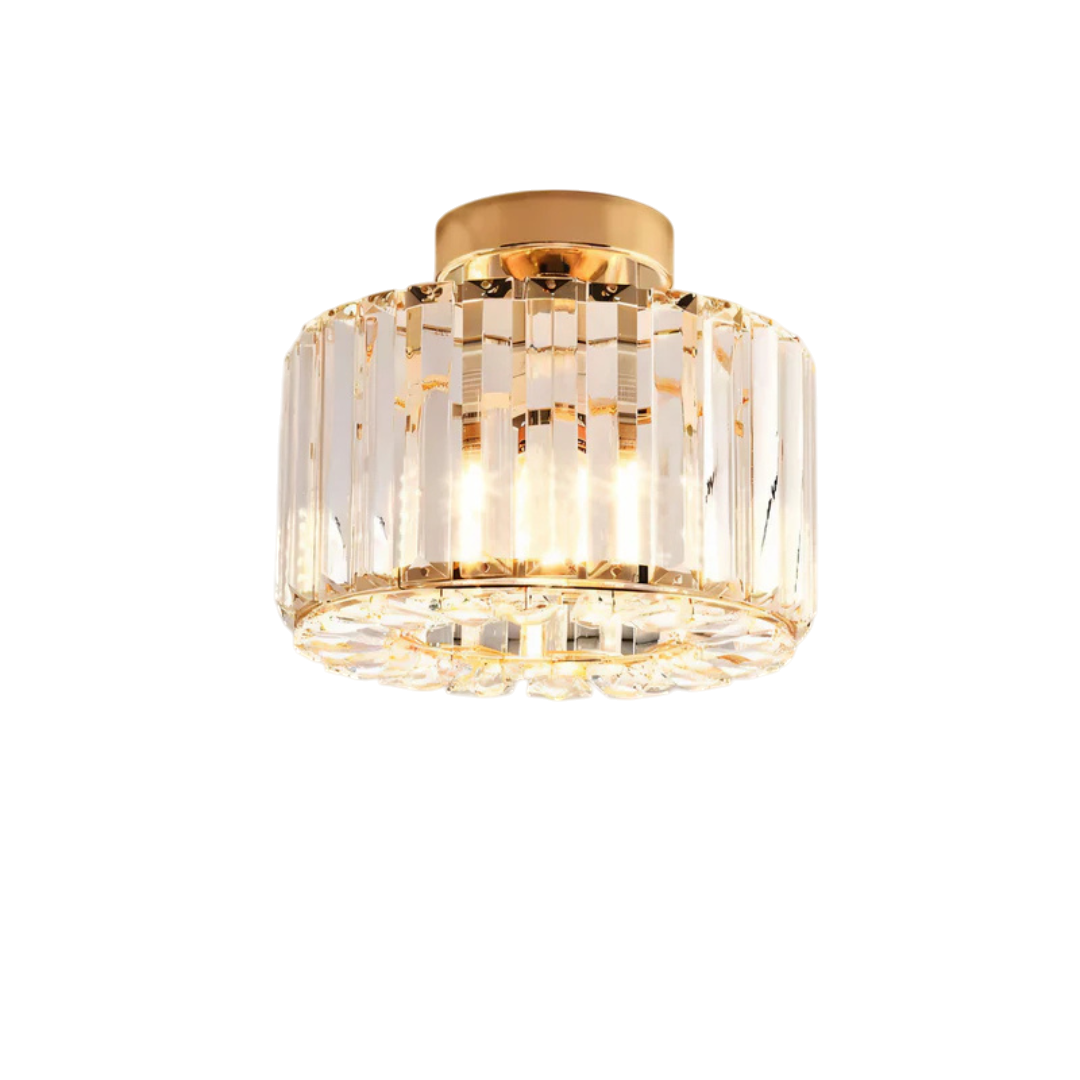 Sparkora – Luxe Kristallen Plafondlamp met Sprankelende Afwerking